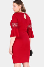 Load image into Gallery viewer, Large Size Red Dress
