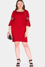 Load image into Gallery viewer, Large Size Red Dress
