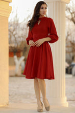 Load image into Gallery viewer, Women&#39;s Short Red Dress
