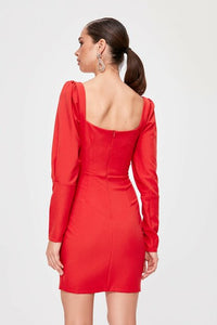 Women's Red Short Dress