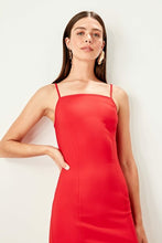 Load image into Gallery viewer, Women&#39;s Strappy Red Dress
