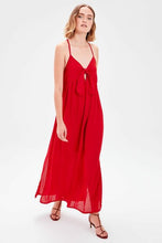 Load image into Gallery viewer, Women&#39;s Lined Red Dress
