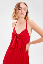 Load image into Gallery viewer, Women&#39;s Lined Red Dress
