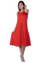 Load image into Gallery viewer, Women&#39;s Red Short Dress
