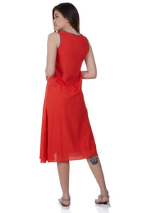 Women's Red Short Dress